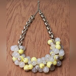 Robert Rose Exquisite Gold and Yellow Beaded Necklace